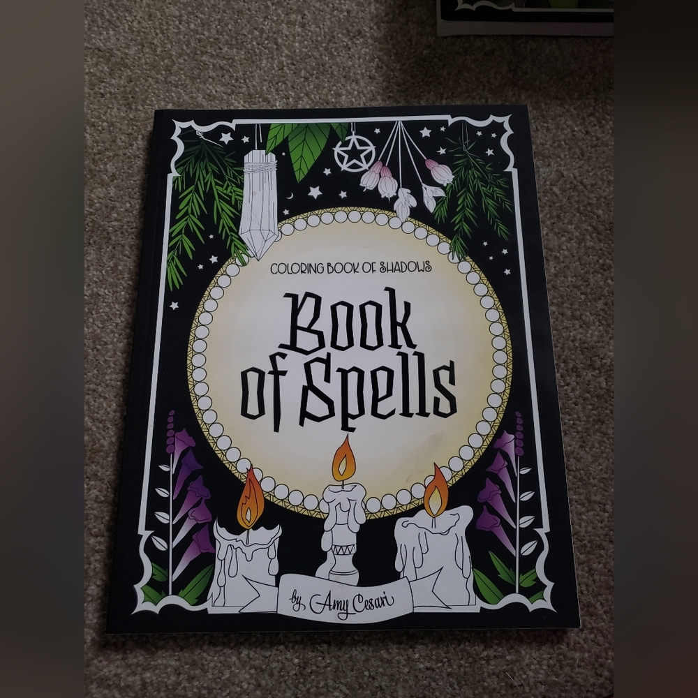 Book of Spells Color Book/Book of Shadows